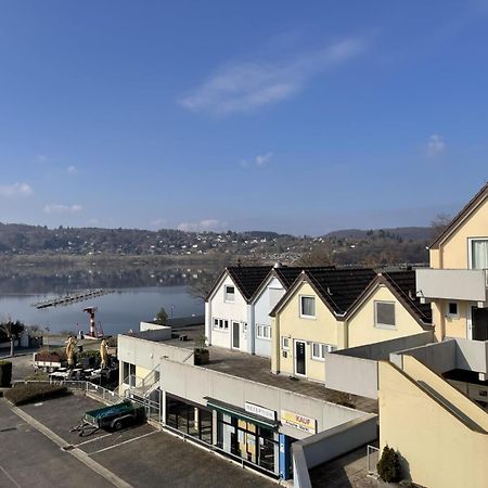 Gemutliche 93M2Fewo Mit 2 Schlafzimmern Und Seitlichem Seeblick Vom Balkon Scheid  Buitenkant foto